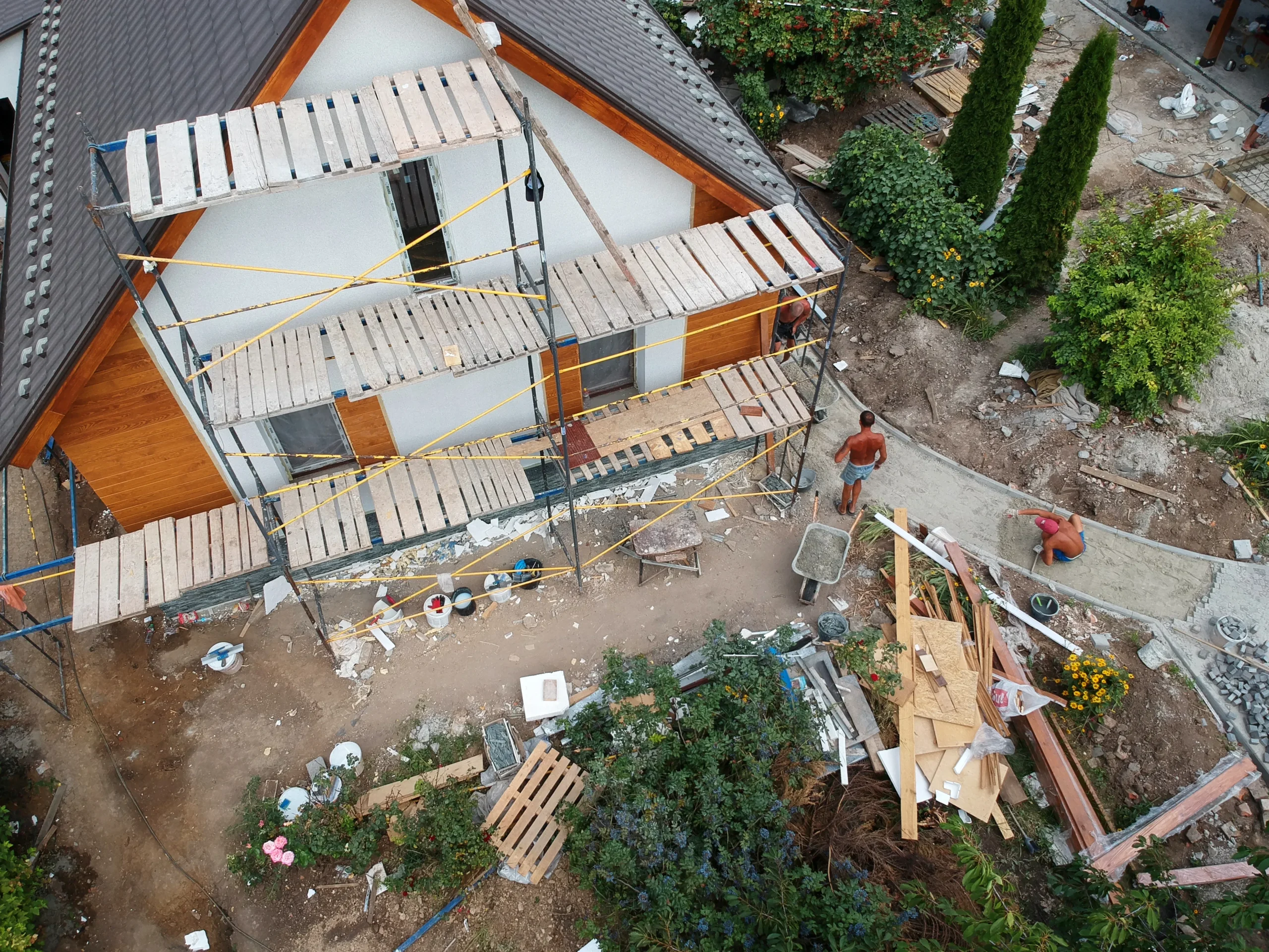 Remise en état de façade à Brétigny-sur-Orge – Doceba